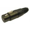 RS PRO Konektor XLR, barva Černá, počet kontaktů: 5, orientace těla: Rovný Vnitřní, pokovení: Stříbrná, Kabel