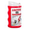 Těsnivo na potrubí a závity, Bílá, složky chemikálie: Polyamid, 150 °C, název: Loctite 55 Loctite Těsnivo na potrubí a závity, Bílá, složky chemikálie: Polyamid, 150 °C, název: Loctite 55 Loctite