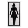 Orientační značka, Polybutylentereftalát, Žlutá, Černá Brady Female Pictogram Only Orientační značka, Polybutylentereftalát, Žlutá, Černá Brady Female Pictogram Only