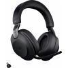 Jabra Evolve2 85 MS Sluchátka Over Ear Bluetooth®, kabelová stereo černá Redukce šumu mikrofonu regulace hlasitosti, Indikátor nabití, Vypnutí zvuku mikrofonu
