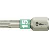 Wera 3867/1 TS TX 15 X 25 MM 05071033001 bit Torx T 15 nerezová ocel D 6.3 1 ks