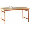 Manuflex BB3035.2001 Servírovací stolek základní stacionárně s multiplex stolní deska v roto range RAL 2001, Šxhxv: 1250 x 600 x 780 mm červenooranžová (RAL Manuflex BB3035.2001 Servírovací stolek základní stacionárně s multiplex stolní deska v roto range RAL 2001, Šxhxv: 1250 x 600 x 780 mm červenooranžová (RAL