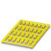 Phoenix Contact 0827734 UC-WMCO 4,9 (12X5) YE značení kabelů Druh montáže: přichycení sponami Potisknutelná plocha: 12 x 5 mm žlutá Počet markerů: 120 5 ks