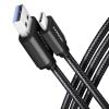 AXAGON USB kabel USB 3.2 Gen1 USB-C ® zástrčka, USB-A zástrčka 1.00 m černá pozlacené kontakty BUCM3-AM10AB AXAGON USB kabel USB 3.2 Gen1 USB-C ® zástrčka, USB-A zástrčka 1.00 m černá pozlacené kontakty BUCM3-AM10AB
