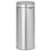 brabantia Touch Bin New 11 54 62 odpadkový koš, 30 l, ocel, (d x š x v) 320 x 295 x 720 mm, stříbrná, 1 ks brabantia Touch Bin New 11 54 62 odpadkový koš, 30 l, ocel, (d x š x v) 320 x 295 x 720 mm, stříbrná, 1 ks