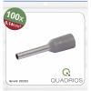 Quadrios 25C533 dutinka 0.14 mm² částečná izolace šedá 100 ks Quadrios 25C533 dutinka 0.14 mm² částečná izolace šedá 100 ks