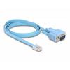 Delock 63353 RJ45 / VGA adaptér [1x RJ45 zástrčka - 1x D-SUB zástrčka 15pólová] modrá 1.00 m