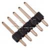 Kolíková lišta lámací HSU C2100-05ASGAS0R, 1×5, rozteč 2,54 mm Kolíková lišta lámací HSU C2100-05ASGAS0R, 1×5, rozteč 2,54 mm