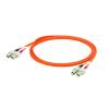 Weidmüller 8876360050 optické vlákno optické vlákno kabel 5.00 m oranžová [1x zástrčka SC - 1x zástrčka SC] 62,5/125 µ Multimode OM1