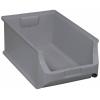 Plastový box na drobný materiál, stohovatelný Allit LE-POEV 125KA-SG-FA, (d x š x v) 500 x 310 x 200 mm, šedá