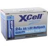 XCell tužková baterie AA alkalicko-manganová, 1.5 V, 24 ks XCell tužková baterie AA alkalicko-manganová, 1.5 V, 24 ks