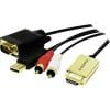SpeaKa Professional SP-7870360 HDMI adaptér [1x HDMI zásuvka - 1x HDMI...