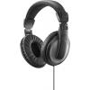 Hama Fernsehkopfhörer ShellTV II, Over-Ear, einseitiges, langes Kabel (6m), SW TV sluchátkový systém kabelová stereo černá, tmavě šedá regulace hlasitosti TV