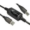 NewLink Kabel USB do zásuvky IC Vnější, A: USB typu A, 20 m Vnější, Černá, B: USB B NewLink Kabel USB do zásuvky IC Vnější, A: USB typu A, 20 m Vnější, Černá, B: USB B