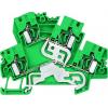 Z terminal earth terminal, Feed-through terminal, Double-tier terminal, Rated cross-section: Tension clamp connection, Wemid, Green, ZDK 4-2 PE 8671050000 Z terminal earth terminal, Feed-through terminal, Double-tier terminal, Rated cross-section: Tension clamp connection, Wemid, Green, ZDK 4-2 PE 8671050000