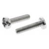 RS PRO Šroub s nízkou půlkulovou hlavou Pozidriv, Obyčejný, Nerezová ocel hlavice Kónická 25.0 mm