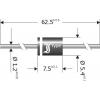 TRU COMPONENTS křemíková usměrňovací dioda TC-P600J P600 600 V 6 A