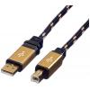 Roline USB kabel USB 2.0 USB-A zástrčka, USB-B zástrčka 4.50 m vícebarevná stíněný 11.02.8805