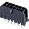 Molex vestavná pinová lišta (standardní) 12, rozteč 3 mm, 430451224, 1 ks Tray Molex vestavná pinová lišta (standardní) 12, rozteč 3 mm, 430451224, 1 ks Tray