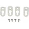 Hammond Electronics 1556FOOTGY-4 Mounting foot plast ABS šedá (d x š x v) 51 x 51 x 5 mm 4 ks Hammond Electronics 1556FOOTGY-4 Mounting foot plast ABS šedá (d x š x v) 51 x 51 x 5 mm 4 ks