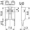 Vogt Verbindungstechnik 3867qn.68 faston zásuvka Šířka zástrčky: 2.80 mm Tloušťka konektoru: 0.80 mm bez izolace 500 ks