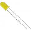 HuiYuan 5034Y1D-ESA-C LED s vývody žlutá kulatý 5 mm 1300 mcd 50 ° 20 mA 2.1 V