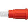 Schützinger SEPB 6453 Ni / RT bezpečnostní lisovaná zásuvka 4 mm červená 1 ks