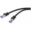 Renkforce RF-5771526 RJ45 síťové kabely, propojovací kabely CAT 6A S/FTP 0.50 m černá bez halogenů 1 ks Renkforce RF-5771526 RJ45 síťové kabely, propojovací kabely CAT 6A S/FTP 0.50 m černá bez halogenů 1 ks