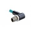 Kabel konektoru, A: Vnější, A: Pravoúhlý 2, B: Odbočný vodič, 250V, IP68, řada: MSBS Amphenol Industrial 2 m