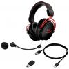 HyperX Cloud Alpha Wireless Headset uzavřená (Over Ear) bezdrátová stereo černá/červená Gaming HyperX Cloud Alpha Wireless Headset uzavřená (Over Ear) bezdrátová stereo černá/červená Gaming