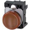 Siemens Indikátor, řada: SIRIUS ACT 3SU11 Montáž do panelu LED Oranžová, průměr výřezu: 22 mm IP66, IP20, IP69, IP67 Siemens Indikátor, řada: SIRIUS ACT 3SU11 Montáž do panelu LED Oranžová, průměr výřezu: 22 mm IP66, IP20, IP69, IP67