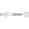 TOOLCRAFT 159342 půlkulaté šrouby do dřeva 8 mm 90 mm vnitřní šestihran ocel galvanizováno zinkem 50 ks