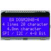 DISPLAY VISIONS 7segmentový displej modrá 4.80 mm 3.3 V, 5 V Počet číslic: 4 EADOGM204B-A