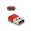 Delock USB 2.0 adaptér [1x USB 2.0 zástrčka A - 1x USB-C® zásuvka] 60050 0 mm