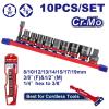 Sada 10 ks rázových nástrčných hlavic 3/8" Sada 10 ks rázových nástrčných hlavic 3/8"