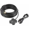 Renkforce RF-6270930 USB Hub 4 porty USB-A USB 2.0 480 MBit/s se zabudovaným repeaterem černá RF-6270930