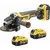DEWALT DCG405P3 DCG405P3-QW Akumulátorová úhlová bruska 125 mm, 18 V, 5 Ah DEWALT DCG405P3 DCG405P3-QW Akumulátorová úhlová bruska 125 mm, 18 V, 5 Ah