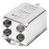 Filtr EMI, řada: FN355, 2.2 nF, 440V ac, 400 Hz, Montáž na rám, Fast-On, 6 A, počet fází: 3, 0.07 mA, Schaffner, 1, 1.5 Filtr EMI, řada: FN355, 2.2 nF, 440V ac, 400 Hz, Montáž na rám, Fast-On, 6 A, počet fází: 3, 0.07 mA, Schaffner, 1, 1.5