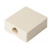 Nástěnná deska RJ45 Slonovinová Decelect Nástěnná deska RJ45 Slonovinová Decelect