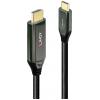 LINDY USB-C® kabelový adaptér USB-C ® zástrčka, Zástrčka HDMI-A 1.00 m černá 43367 8K UHD HDMI kabel LINDY USB-C® kabelový adaptér USB-C ® zástrčka, Zástrčka HDMI-A 1.00 m černá 43367 8K UHD HDMI kabel