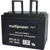 multipower MPL80-12I 146669 olověný akumulátor 12 V 80 Ah olověný se skelným rounem (š x v x h) 260 x 207 x 170 mm šroubované M6 bezúdržbové, nepatrné vybíjení