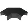 KOPOS 8923_FB kabelová lišta plochý úhel (š x v) 20 mm x 10 mm 1 ks černá