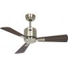 CasaFan ECO NEO III 92 MA-NB/KI WiFi Flügel Nussbaum/Kirsche stropní ventilátor 12 W (Ø x v) 92 cm x 360 mm starožitná mosaz s dálkovým ovládáním, s časovačem,