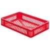 204110 stohovací zásobník vhodné pro potraviny (d x š x v) 600 x 400 x 120 mm červená 2 ks