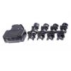 MH Connectors Plášť D-Sub, řada: MHD45ZK-BK, orientace těla: Úhlový, počet kontaktů: 15, materiál pouzdra: Zinek, barva: MH Connectors Plášť D-Sub, řada: MHD45ZK-BK, orientace těla: Úhlový, počet kontaktů: 15, materiál pouzdra: Zinek, barva: