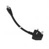 Napájecí kabel 1.83 m, Černá, A: Molex, B: Pravoúhlá zástrčka Polykarbonát, Eloxovaný hliník (Pouzdro) Banner