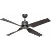 CasaFan ECO VENTOS IP44 132 BG-BG WiFi Flügel basaltgrau stropní ventilátor 26 W (Ø x v) 132 cm x 435 mm čedičově šedá s dálkovým ovládáním, s časovačem,
