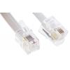 Prodlužovací telefonní kabel Vnitřní, Bílá Decelect RJ9 Vnější 1.5 m