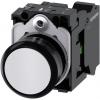 Siemens Tlačítkový spínač, řada: SIRIUS ACT 3SU11 IP66, IP67, IP69K SPST Deska 22 mm Bílá Siemens Tlačítkový spínač, řada: SIRIUS ACT 3SU11 IP66, IP67, IP69K SPST Deska 22 mm Bílá