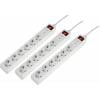 Sygonix 3xSY-5044446 zásuvková lišta s přepěťovou ochranou 6násobná bílá DE schuko zástrčka/zásuvky 1 sada Sygonix 3xSY-5044446 zásuvková lišta s přepěťovou ochranou 6násobná bílá DE schuko zástrčka/zásuvky 1 sada